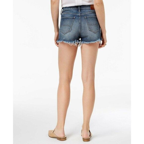Lucky Brand Blue Denim Cut-Off Jean Shorts - Picture 3 of 7